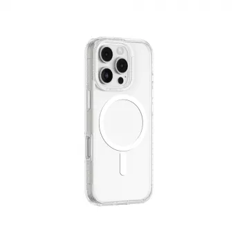 AMAZINGTHING Titan Pro Mag Maciņš ar Magnētisko Gredzenu iPhone 16 Pro - Caurspīdīgs