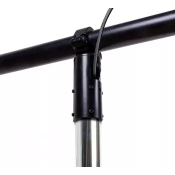 B-TECH AV SYSTEM 2 - Truss stiprinājuma skava Ø50mm stabiem (melna)