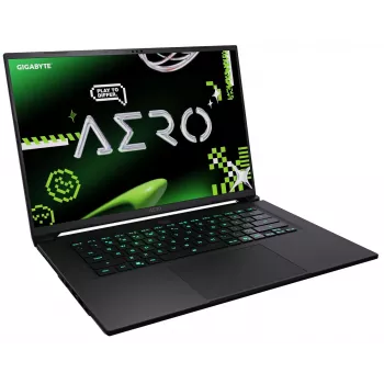 Gigabyte AERO X16 4PHN4EEC64AH 16 inch OLED QHD+ klēpjdators - AMD Ryzen 9 AI 465, 16GB DDR5, 1TB SSD, GeForce RTX 5070, Windows 11 Home, balts