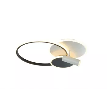 LED griestu paneļa lampa 35W + 3W 2425lm 4000K dabīgi balta, kvadrātveida, virsmas montāža