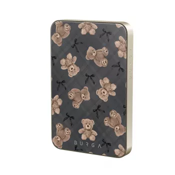 Burga magnētiskā 5000 mAh ārējā baterija BFF zelta