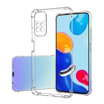 Evelatus Xiaomi Redmi Note 11/11S militāra triecienizturīga silikona maciņš TPU caurspīdīgs