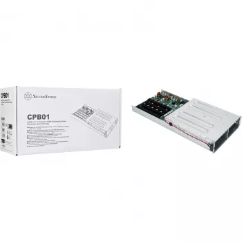 SilverStone SST-CPB01 1U 1+1 redundances CRPS barošanas sadales plate ar būri, līdz 2400 W