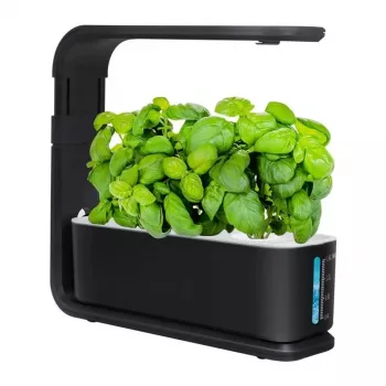 Viedais hidroponiskais pods ZG1001 Black – 6 vietu telpaugu dārzs ar pilna spektra LED, Wi-Fi lietotnes vadību, 2.5L tvertni