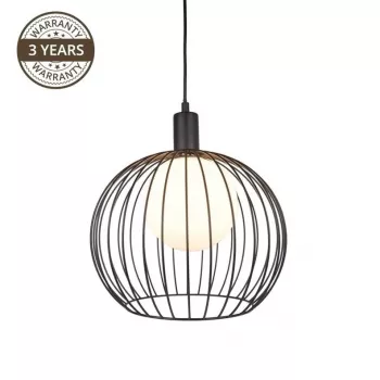 Inkin P15322A-D30 20W G9 piekaramā lampa, hroms un stikls, griestu apgaismojums
