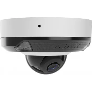 Ajax DomeCam Mini 5MP IP kupola kamera, 2.8 mm objektīvs, balta