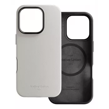 Native Union Active Case iPhone 16 — melns, MagSafe saderīgs, no pārstrādātiem materiāliem