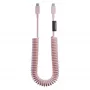 Native Union Pop Cable USB-C uz USB-C 2,4 m 60 W pīts kabelis (Candy)