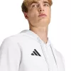 adidas Entrada 26 pilna rāvējslēdzēja kapuce vīriešiem, balta, M izmērs