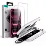 ESR Ultra-Fit Classic rūdīta stikla ekrāna aizsargs 2-pack iPhone 17 Pro / 18 Pro - Melns
