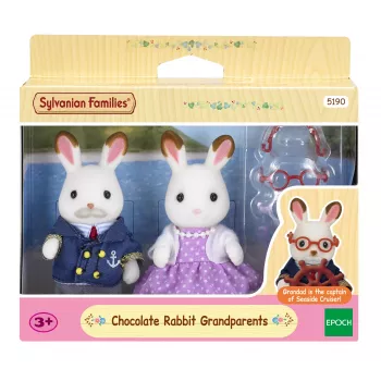 Sylvanian Families Chocolate Rabbit Grandparents Figūriņu komplekts