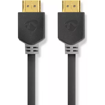 Nedis High Speed HDMI kabelis ar Ethernet 5,00 m antracītā 4K@60Hz ARC 18 Gbps