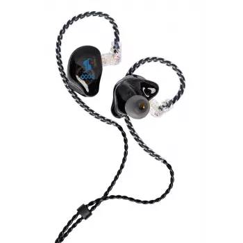 Stagg SPM-435 BK iekšausu monitoru austiņas, 9,2 mm dinamiskie draiveri, 20 Hz – 20 kHz, 16 omi, 3,5 mm ligzda, melna