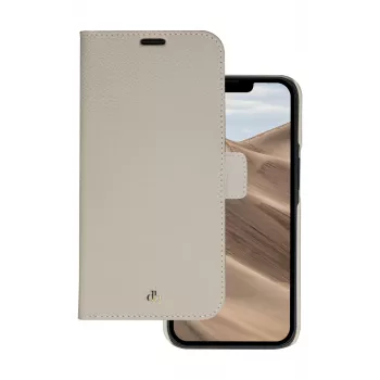 dbramante1928 New York 2-in-1 maciņš iPhone 14 Pro, īsta āda, Sand Dune