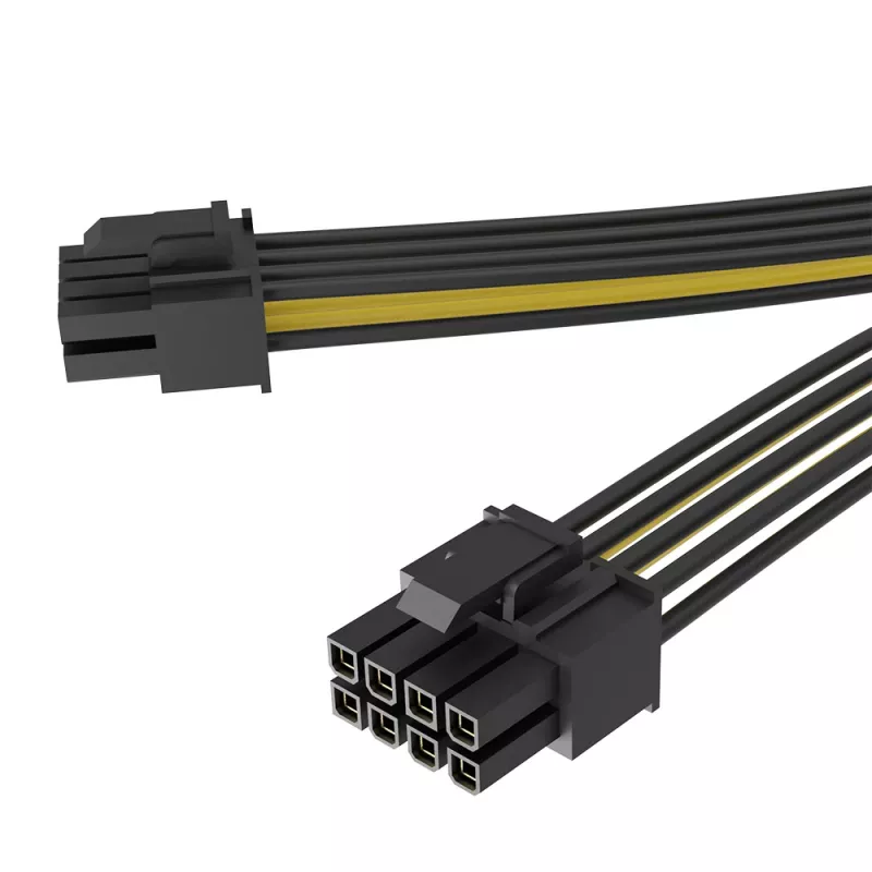 Akasa 6 komplekti PCIe uz Dual 6+2-pin sadalītāja kabelis - 24 cm