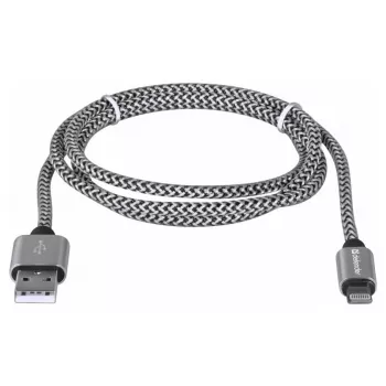 Defender USB-A uz Lightning kabelis 1,0 m 2,1 A balts