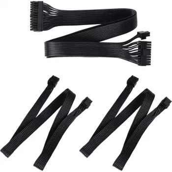 SilverStone Technology SST-PP05-MBEPS EPS 8 kontaktu pagarinātājs - zils/melns, 300mm