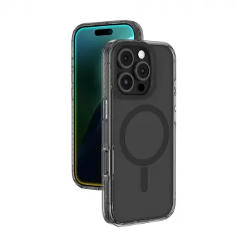 AMAZINGTHING Titan Pro Mag Case silikona maciņš ar magnētisko gredzenu iPhone 16 Pro Max - melns