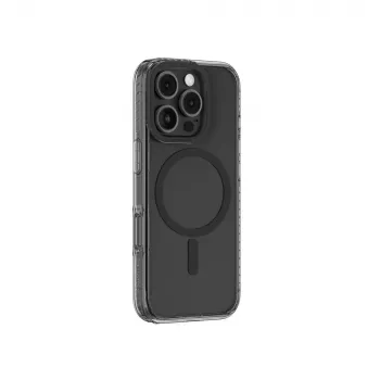 AMAZINGTHING Titan Pro Mag Case silikona maciņš ar magnētisko gredzenu iPhone 16 Pro Max - melns
