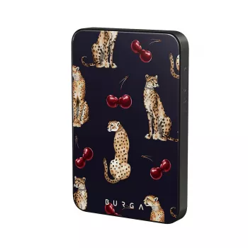 BURGA Burgal Magnētiskais 5000 mAh Power Bank Cougar Gunmetal
