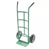 Sack Truck HT008 150 kg salokāms tērauda rokas ratiņi ar cietajām gumijas riteņiem, melni/sarkani