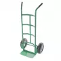 Sack Truck HT008 150 kg salokāms tērauda rokas ratiņi ar cietajām gumijas riteņiem, melni/sarkani
