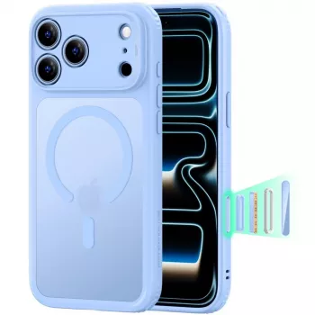 ESR Classic Hybrid MagSafe vāciņš iPhone 17 Pro Max / 18 Pro Max - matēti gaiši zils