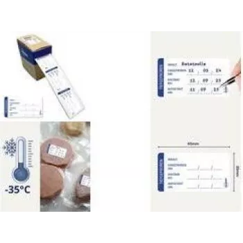Avery saldētavas etiķetes, 65 x 35 mm, baltas, noapaļotiem stūriem, pastāvīga līme, rakstāmas ar roku, 450 etiķetes (ETICOLD.DE)