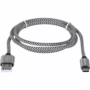 Defender USB-A uz USB-C kabelis 1,0 m 2,1 A balts