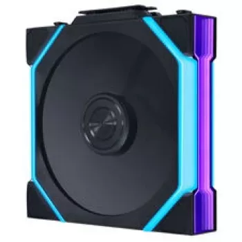 Lian Li UNI FAN SL FLEX Wireless ARGB Reverse Blade 120mm PWM Case Fan - Melns
