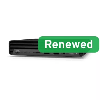 HP Renewed Grade A ProDesk 400 G6 Mini dators - Intel Core i5-10500T, 16GB RAM, 256GB SSD, Intel UHD Graphics 630, Windows 11 Pro