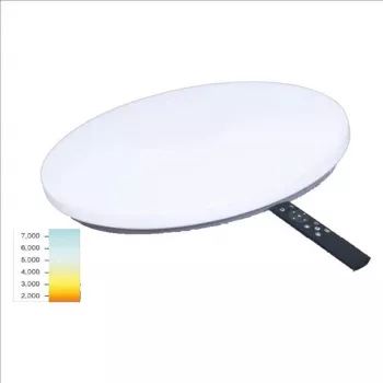 TOPE LED SOPOT 2x36W apaļie griestu lukturi, 500 mm, 72W, 4000K neitrāli balta, 7000 lm, balta