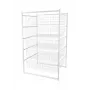 Atvilktņu bloks 89x45x55cm 5-līmeņu balts