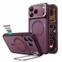 ESR Classic Hybrid Kickstand MagSafe Maciņš iPhone 17 Pro / 18 Pro - Matēti tumši bordo