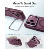 ESR Classic Hybrid Kickstand MagSafe Maciņš iPhone 17 Pro / 18 Pro - Matēti tumši bordo