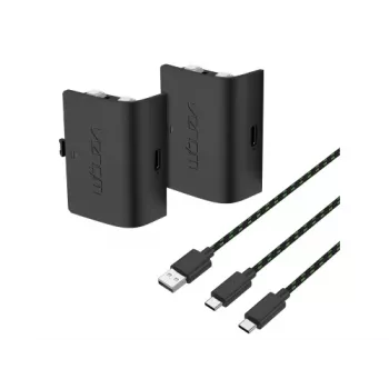 Venom uzlādējamā bateriju komplekts 2 gab. PS5 DualSense kontrolieriem - Melns