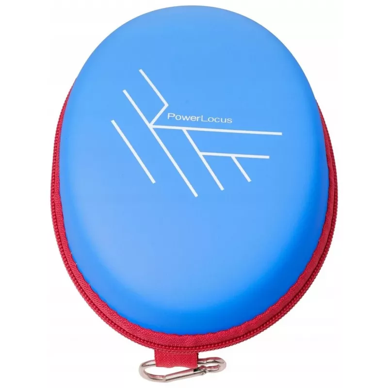 PowerLocus Bobo Kids bezvadu austiņas, LED, AUX, zilā/sarkanā