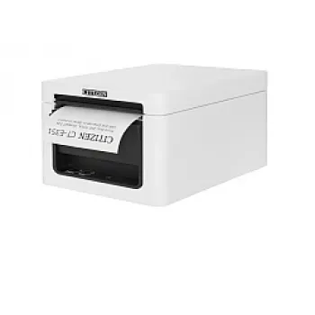 Citizen CT-E351 tiešās termodrukas čeku printeris, 200 mm/s, USB un Ethernet, automātiskais griezējs, melns