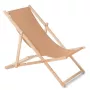 Classic Beech Lounger GreenBlue GB183M Melange Brown