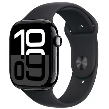 Apple Watch 10 LTE 46mm alumīnija korpuss ar Midnight sporta siksnu - Midnight
