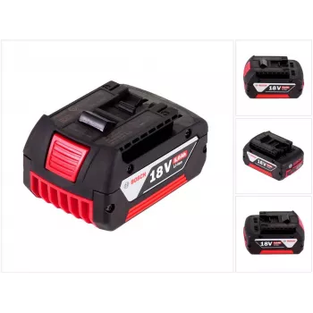 Bosch Professional 18V 5.0Ah Li-Ion akumulatora bloks ar slīdošo stiprinājumu (Melns/Sarkans)