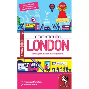 PEGASUS Next Station London - Flip & Write galda spēle, 1-4 spēlētājiem, no 8 gadiem
