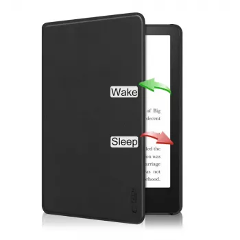 Tech-Protect SmartCase Folio vāciņš Kindle Paperwhite 11. paaudzei / Signature Edition - melns