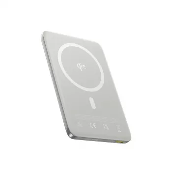 Baseus PicoGo AM41 10000mAh 27W Qi2 MagSafe saderīgs power bank ar 30cm USB-C kabeli - Titāns