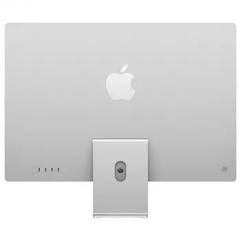 Apple iMac 24 inch Sudraba M4 10-kodolu CPU 10-kodolu GPU 24GB RAM 512GB SSD Gigabit Ethernet Vācu tastatūra