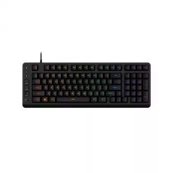 HP HyperX Eve 1800 mehāniskā spēļu tastatūra - 60% kompakta, HyperX Red slēdži, RGB, 1000 Hz