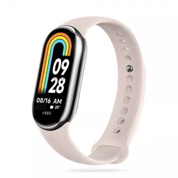 TECH-PROTECT ICONBAND Silikona nomaiņas siksniņa Xiaomi Smart Band 8 / 8 NFC, bēša