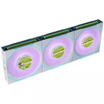 Lian Li UNI FAN SL-INF 120 FLEX Wireless ARGB Reverse Blade 3-Pack - Melns