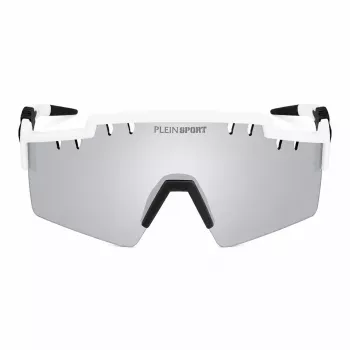 Philipp Plein Sport vīriešu saulesbrilles SSP001-9905WW - melns rāmis, pelēkas lēcas, 99mm