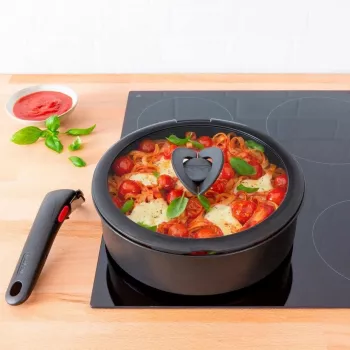 TEFAL Ingenio 16 cm stikla vāks ar salokāmu rokturi L9846153